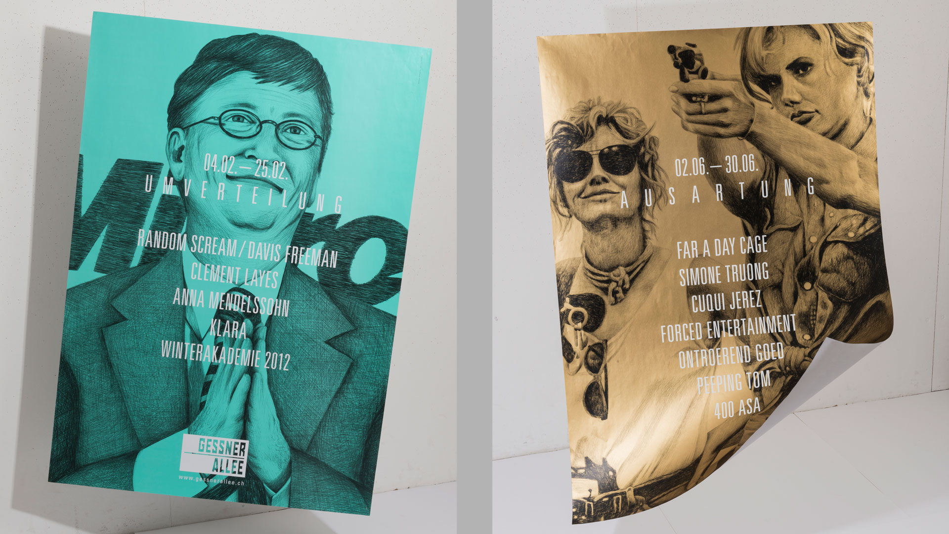 Illustration Bill Gates Thelma Louise